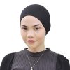 Silk Story Cotton Jersey Turban Hair Cover Under Scarf Shawl Hijab Cap Bonnet Cap Instant