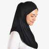 Silk Story One piece al amira Hijab Instant Head Scarf Cotton Jersey Practical HeadCover(M Size)
